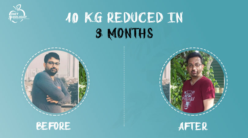 10 kg reduced in 3 months